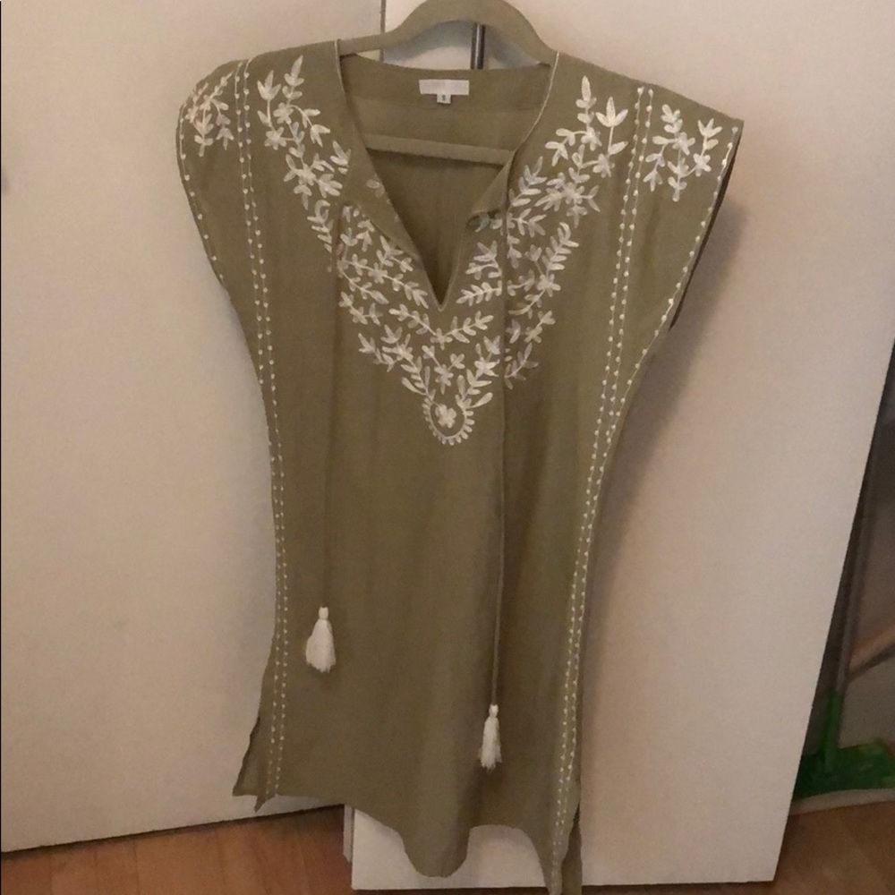 Embroidered cover up